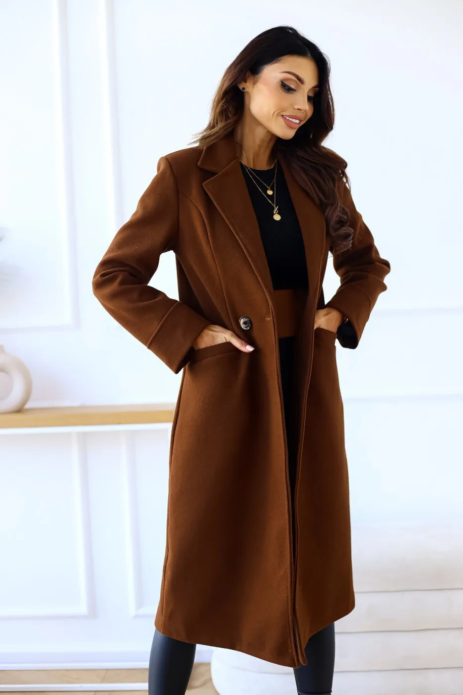 Vilma | Fashionable long coat for elegant women