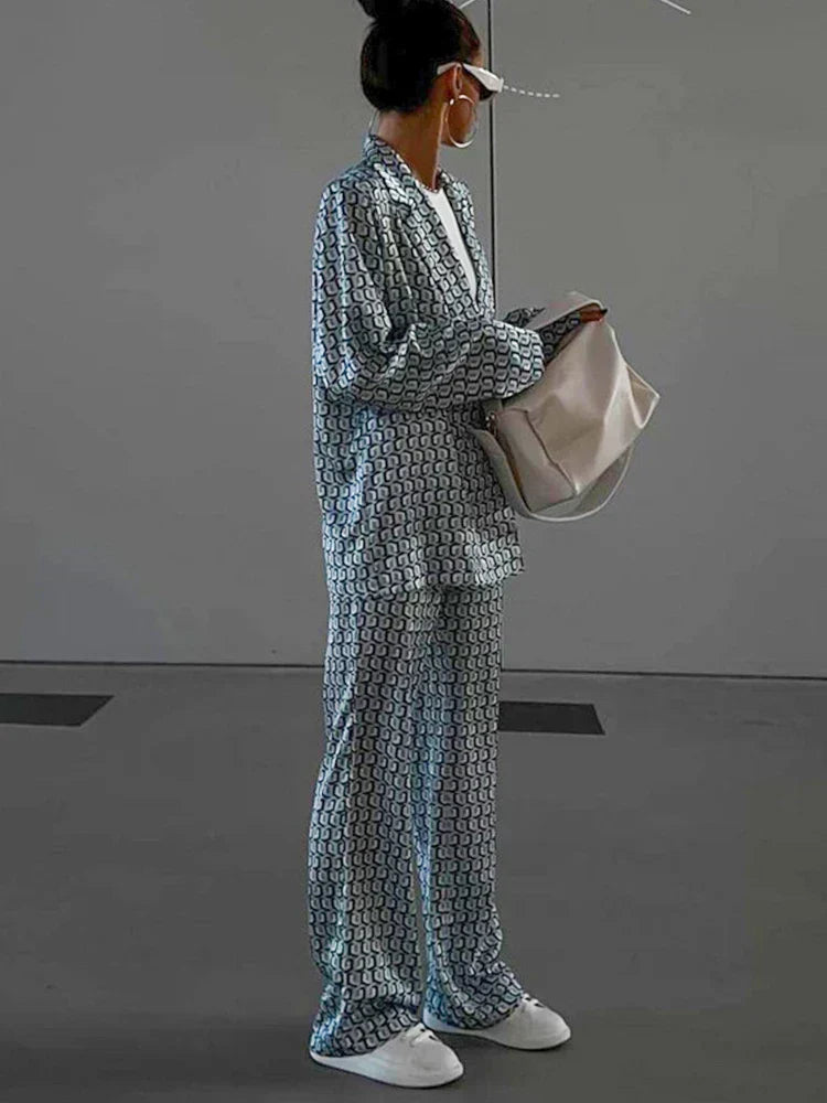 Valeria | Satin suit set
