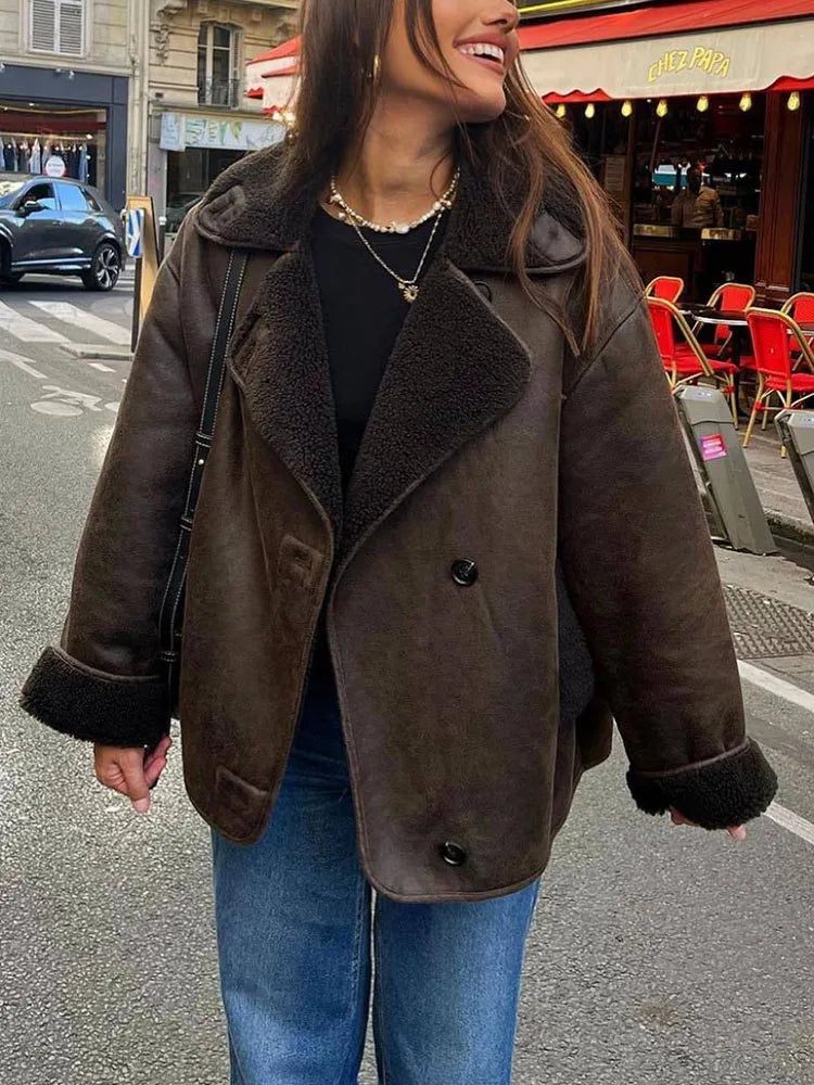 Araceli | Mira� I suede fleece jacket