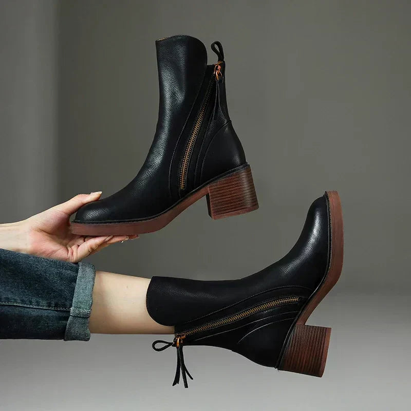 Guillermina | Leather ankle boots