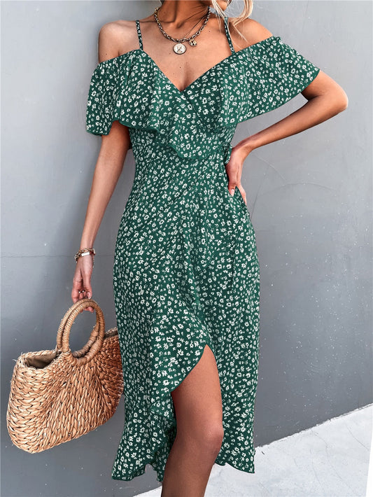 Olga® | Dress Flowers And Off-Shoulder