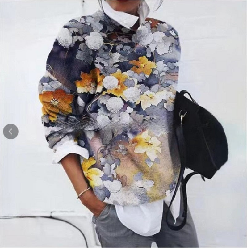 Kimberly | Trendy floral sweater