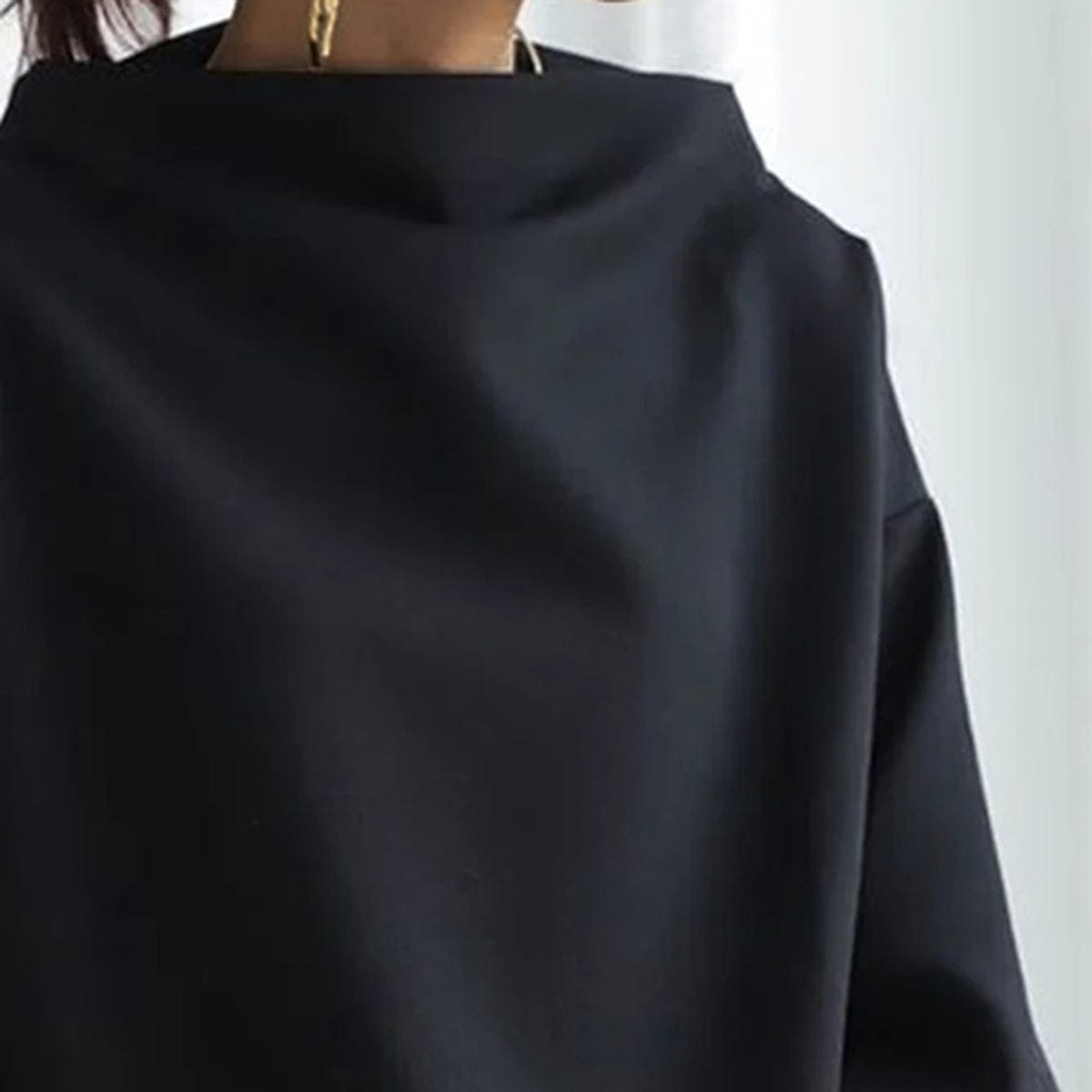 Rachel | Women High-Neck Long Sleeve Top