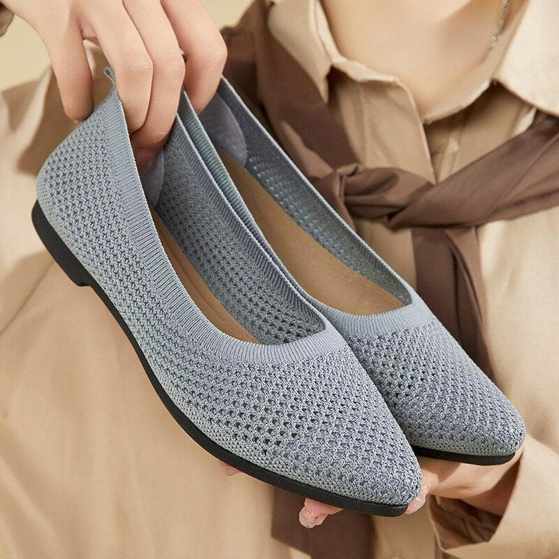 Gertrudis® | Grey Orthopedic Ballerinas