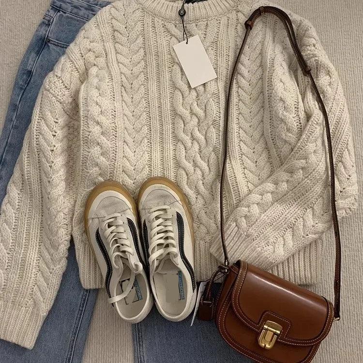Lea | Loose knit sweater for women