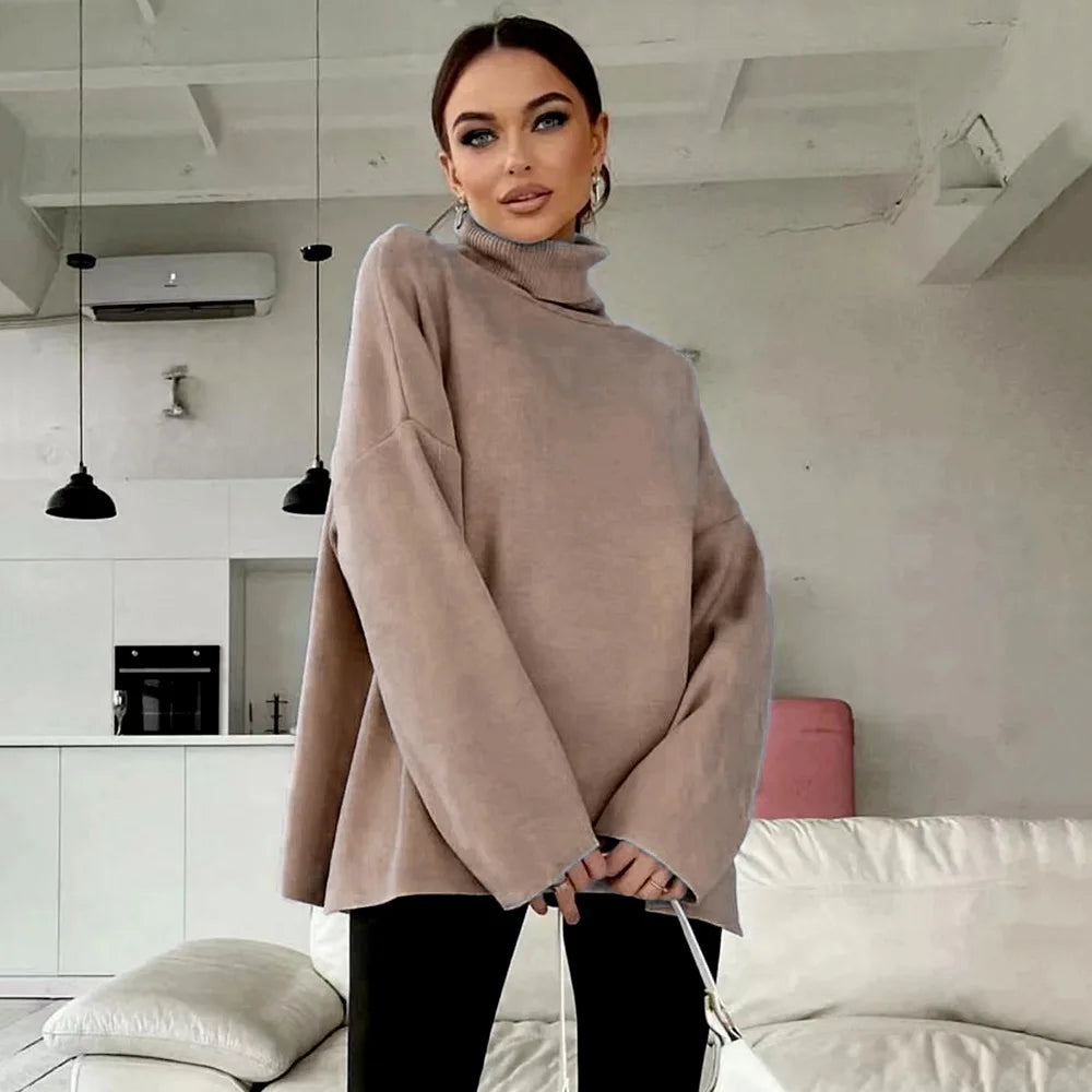 Salomé | Knitted basic top knit sweater for winter