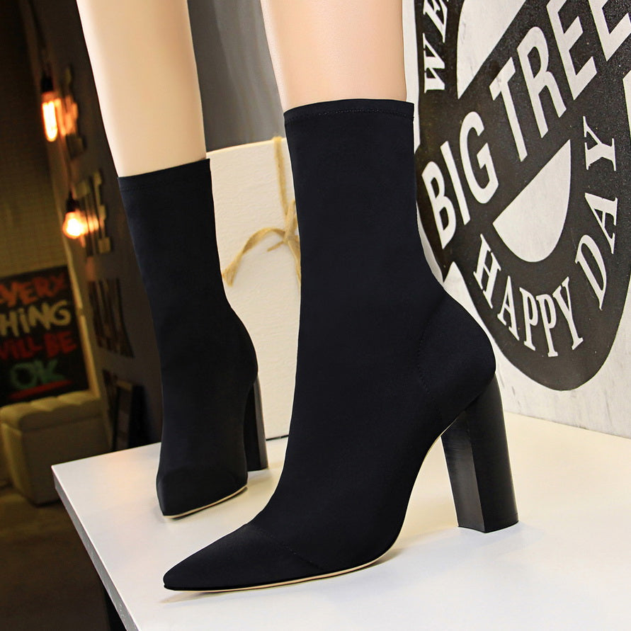 Patricia | High heel ankle boots with pointed toe