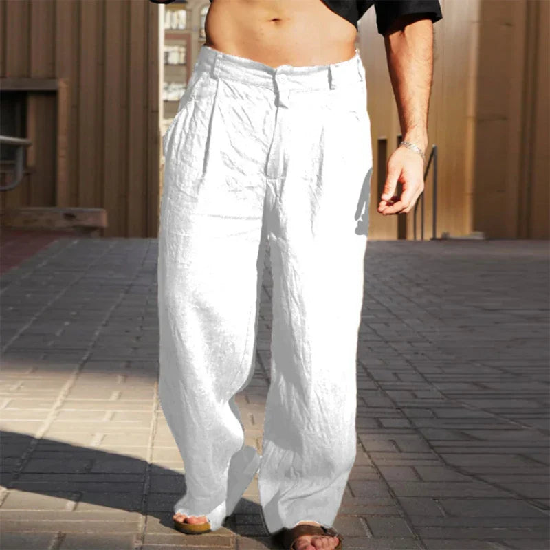 Darren | Stylish Wide-Leg Trousers for Men