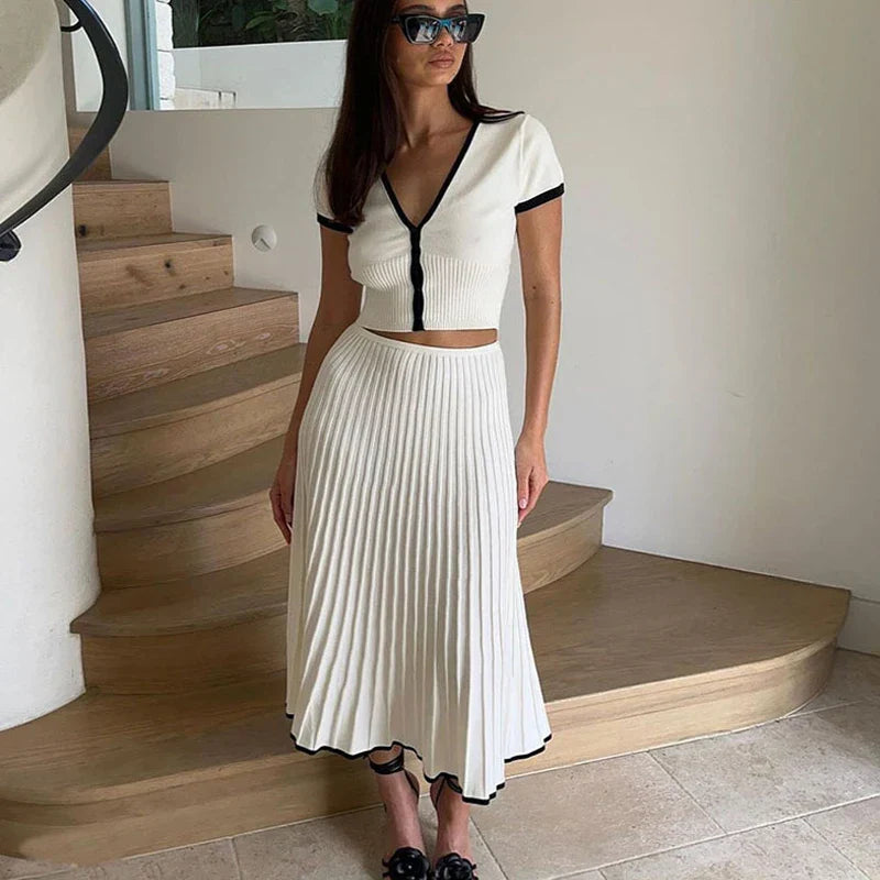 Daisy® | Two-Piece Summer Dress For Women, Elegant Set With Top