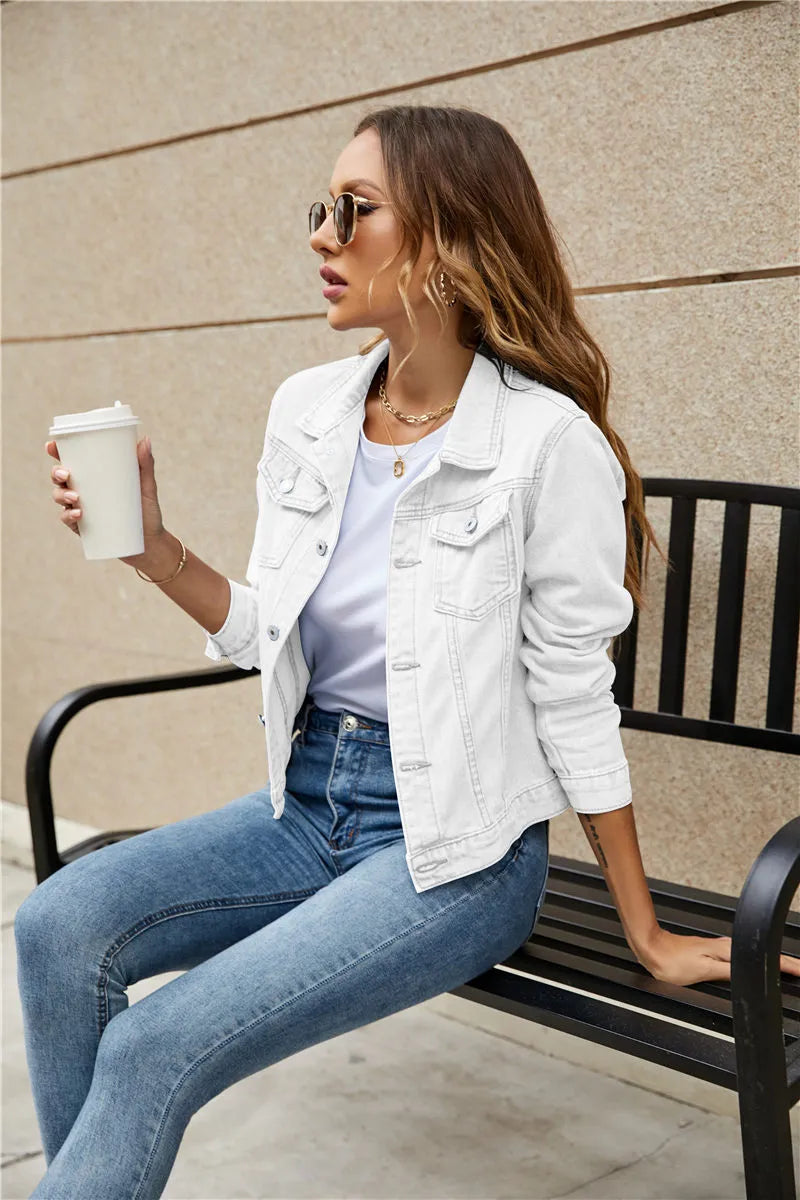 Therese | Fashionable summer denim jacket