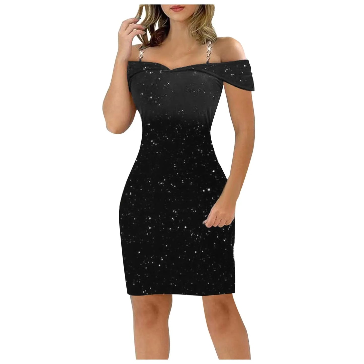 Sexy Off Shoulder Bodycon Formal Summer Slim Fit Party Club Evening Party Dress