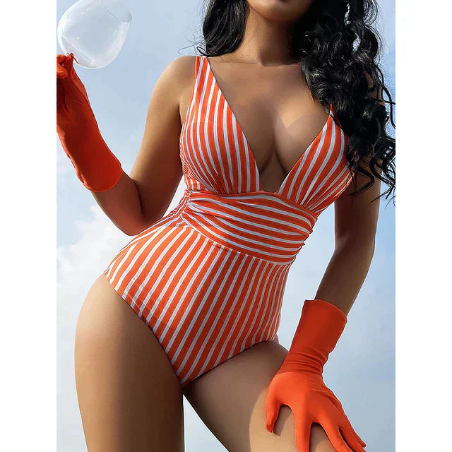 Irma® | One-Piece Striped Swimwear