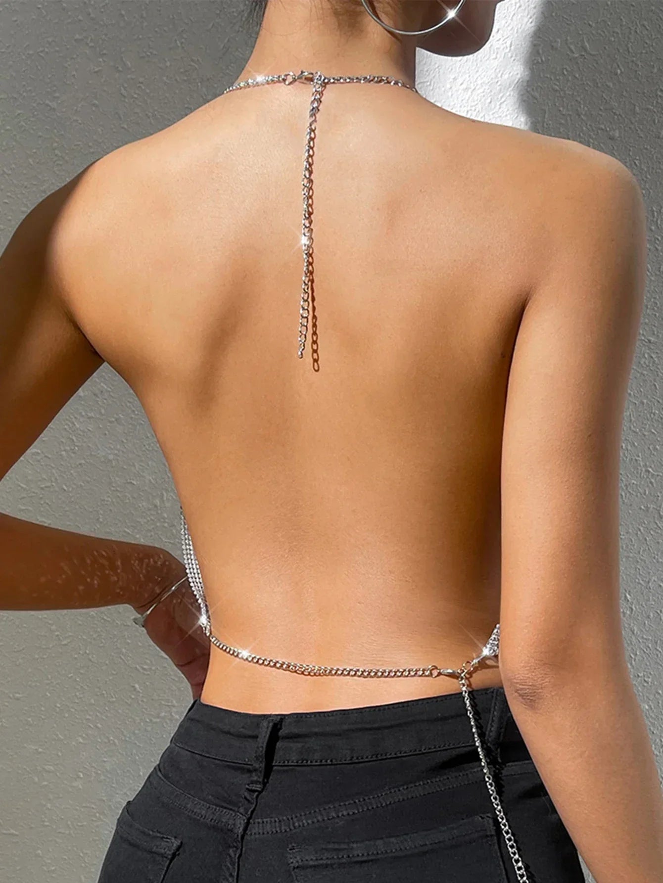 Justina® | Trendiges Tank Top Glitter