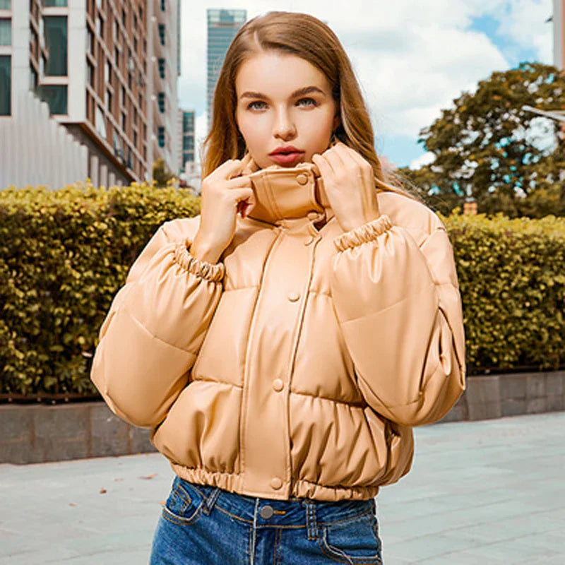 Nadia | Elegant women's leather jacket