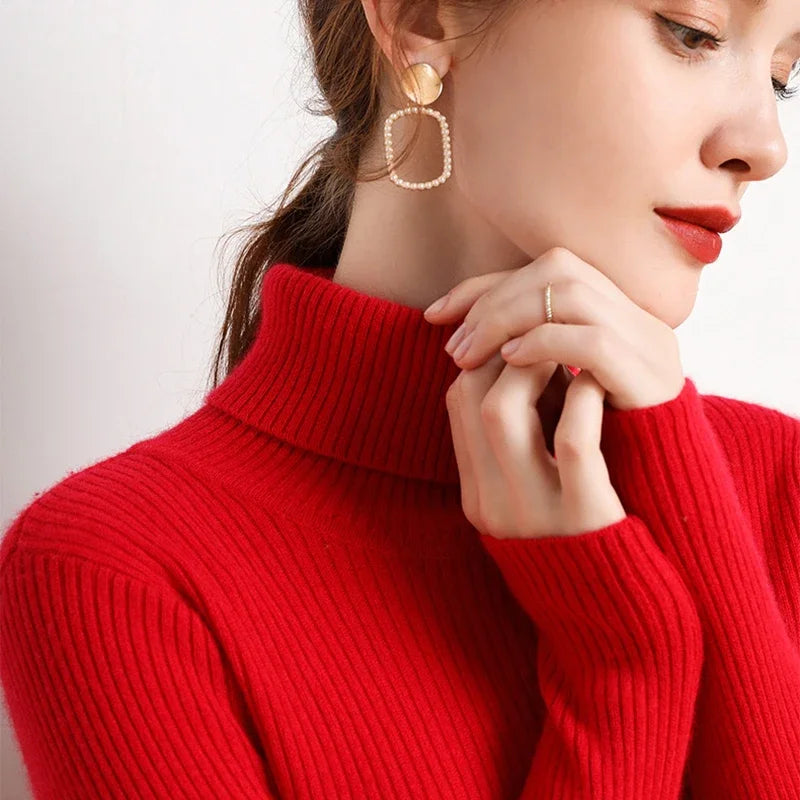 Emilie | Turtleneck sweater for women in autumn