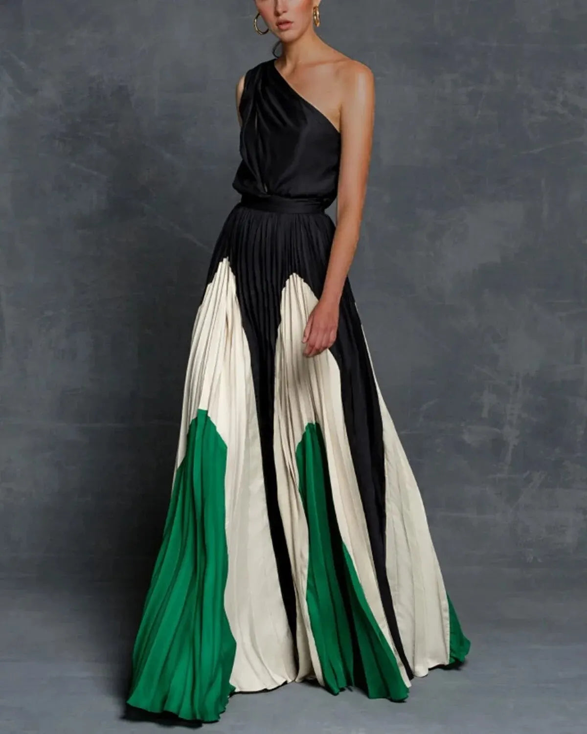 Zenaida® | Glamorous One-Shoulder Maxi Dress