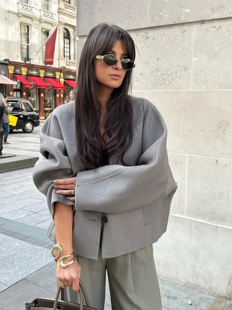 Sabina | Warm, oversized fleece jacket for women