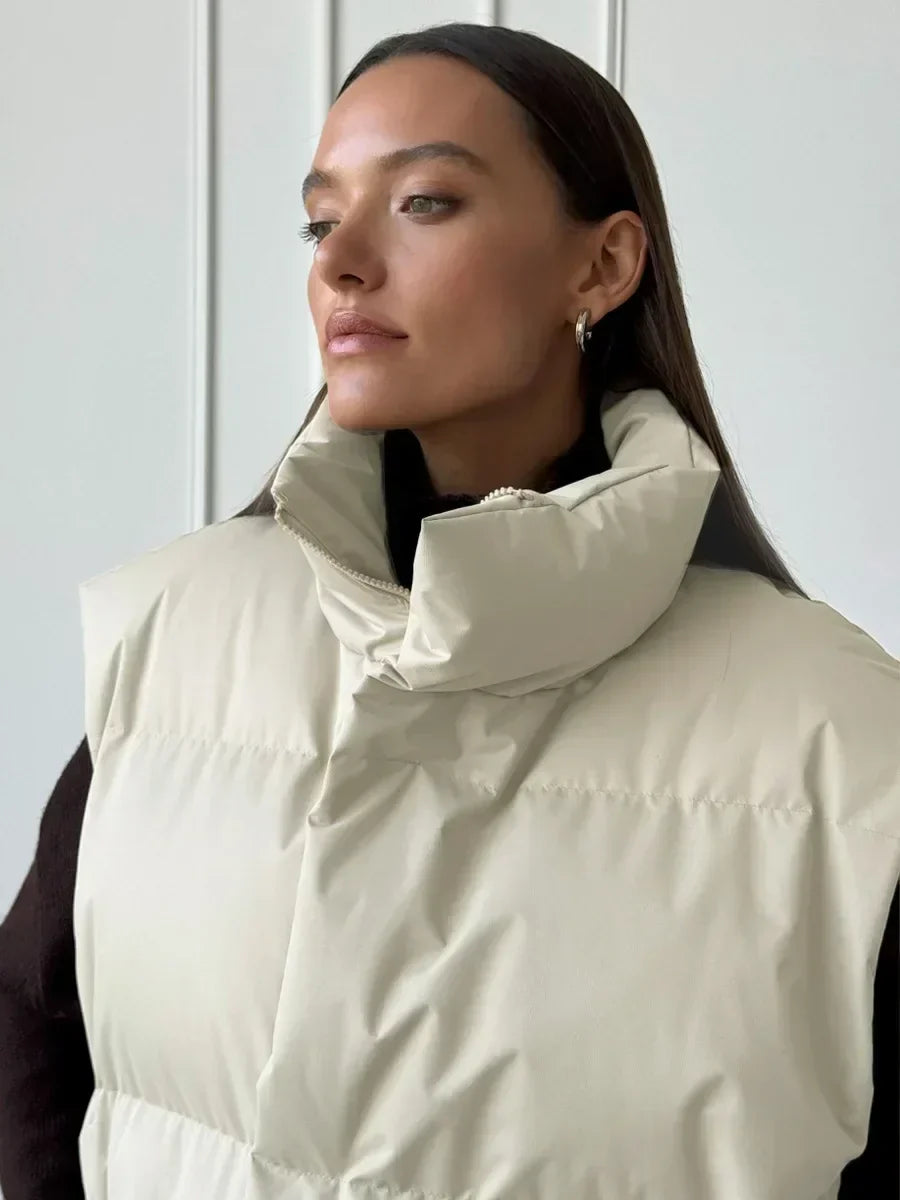 Sandra | Thick winter vest for women