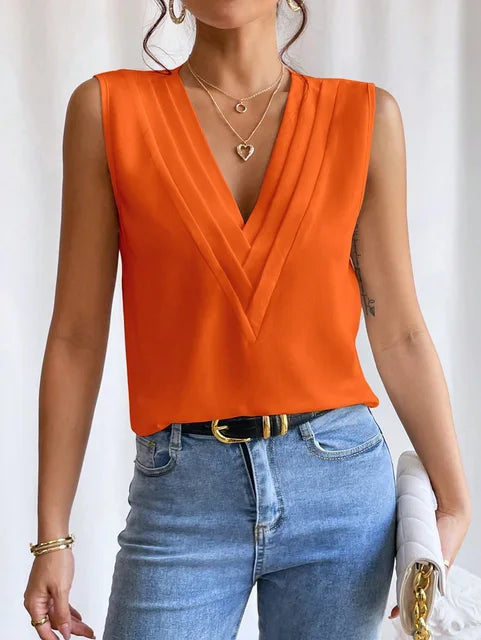 Bubba® | Elegant Sleeveless Blouse