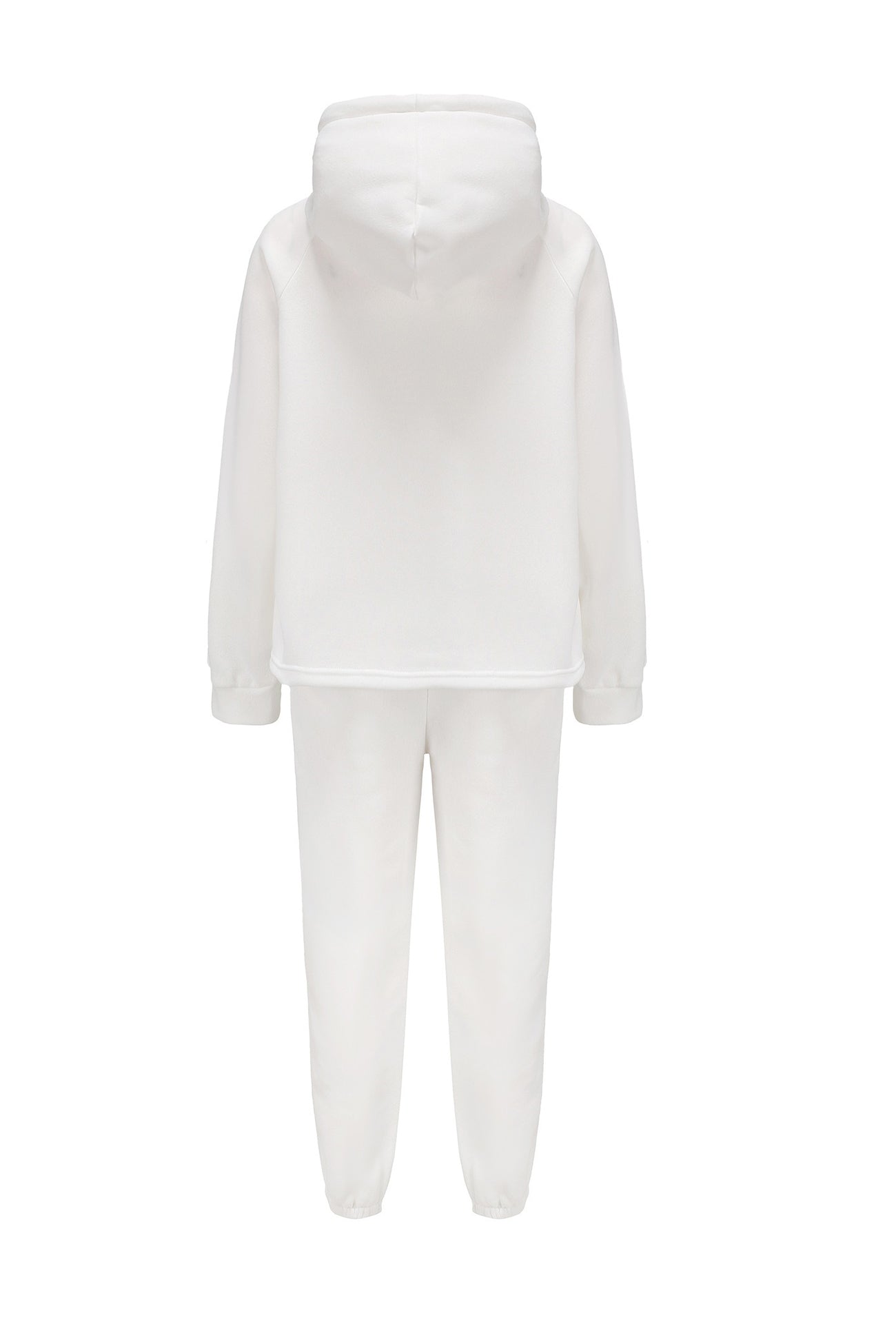 Inés | Solid color crop hoodie suits