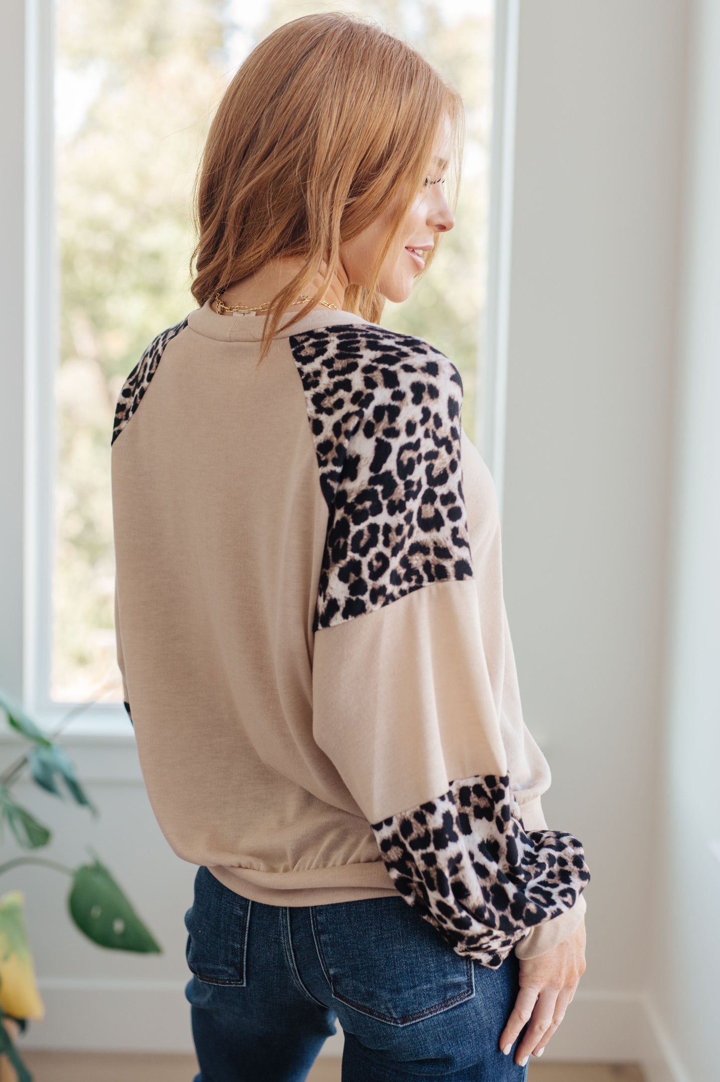 Elfriede | Sometime top with safari animal print