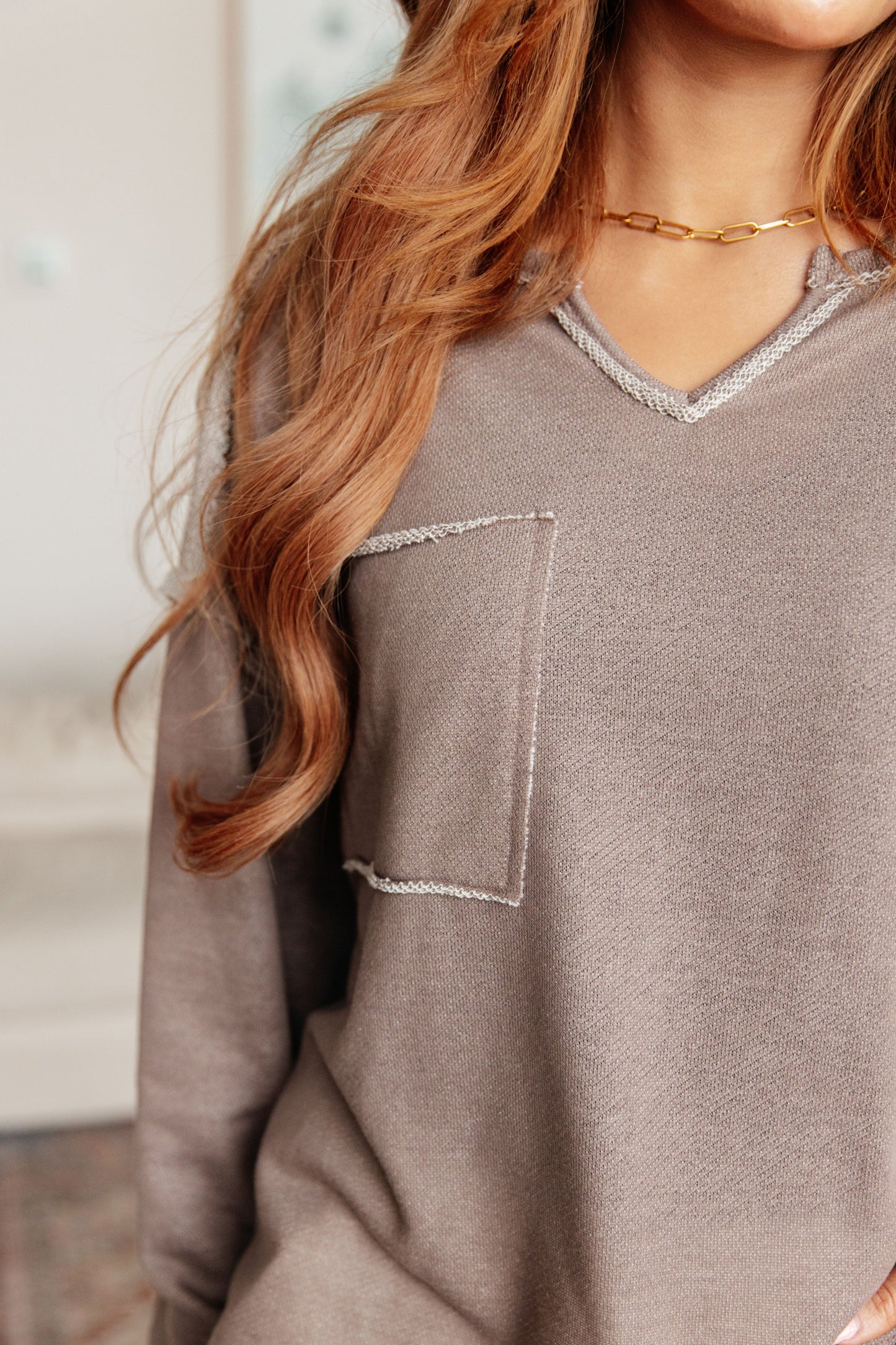 Margot | Spring In My Step V-neck sweater