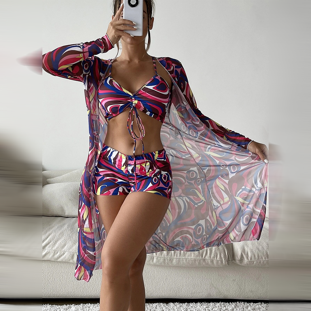 Hilda® | Printed Three-Piece Swimming Pool
