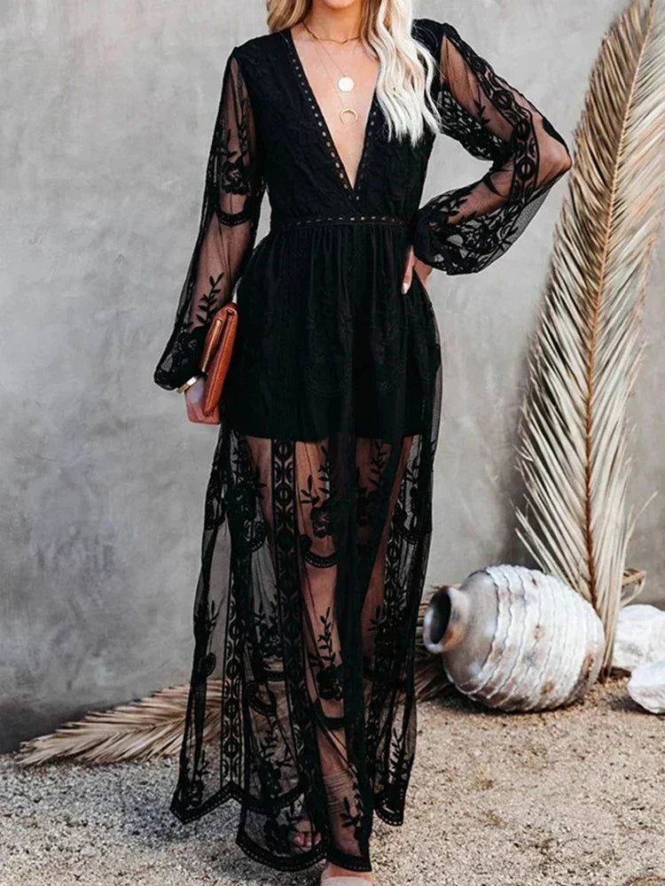 Cinthia® | Maxi Dress Bohemian Lace