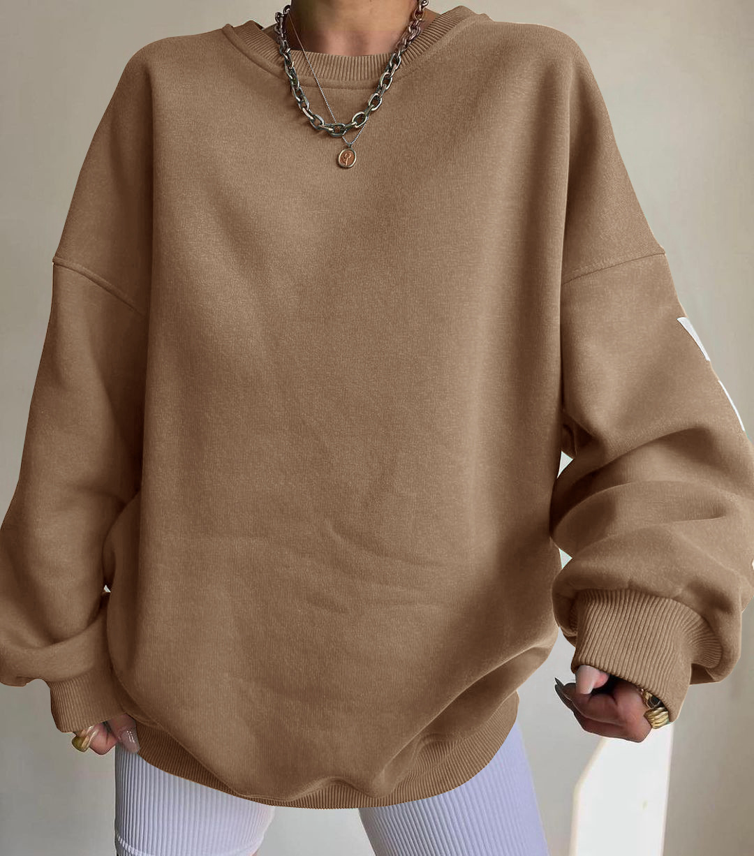 Aurora | Casual letter print sweatshirt