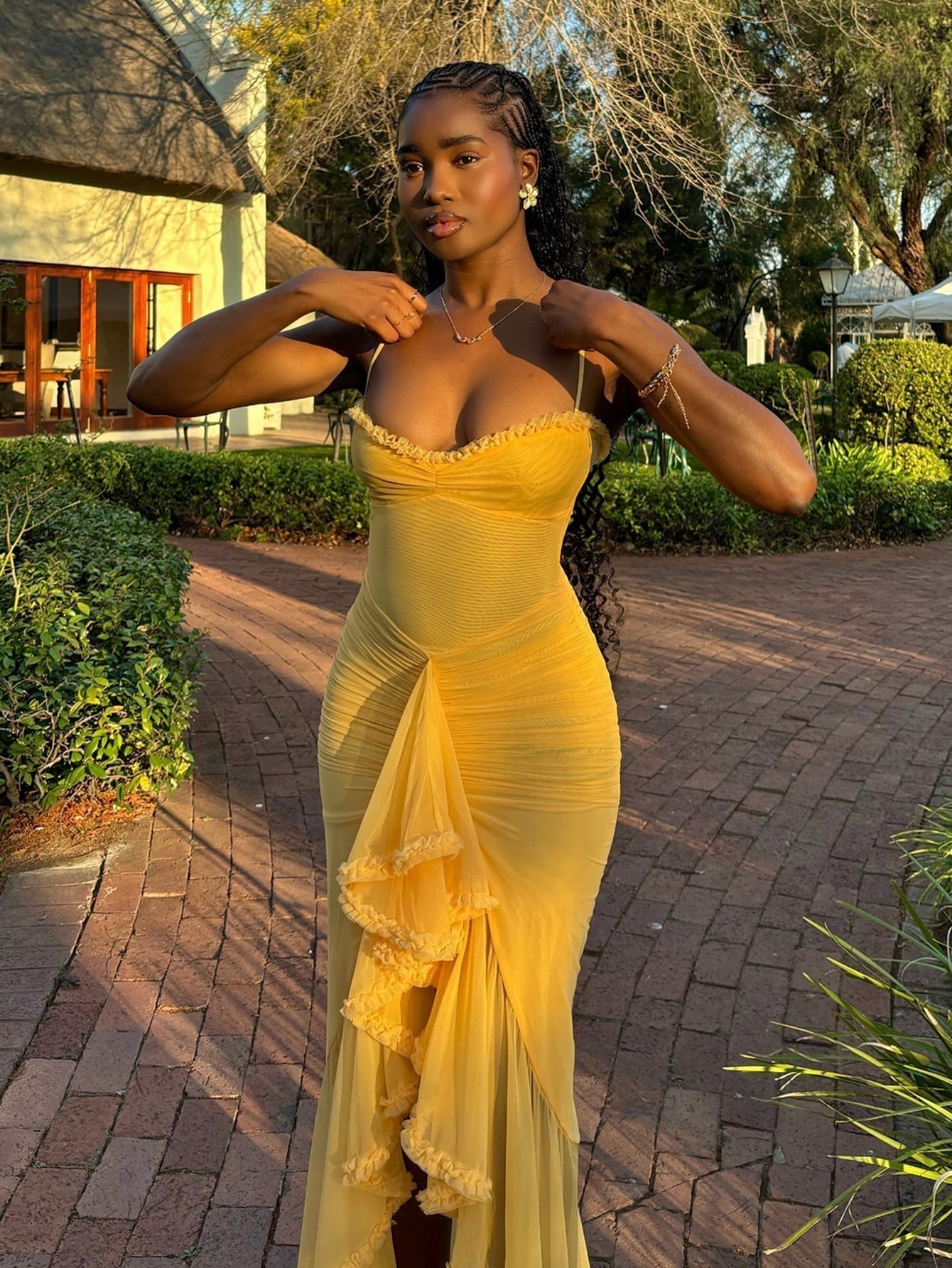 Nora® | Maxi Dress With Spaghetti Straps And Ruffles