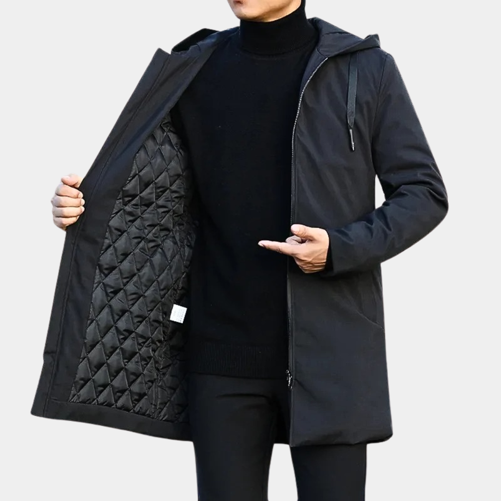 Teddy | Men's Hooded Zip-Up Casual Jacket