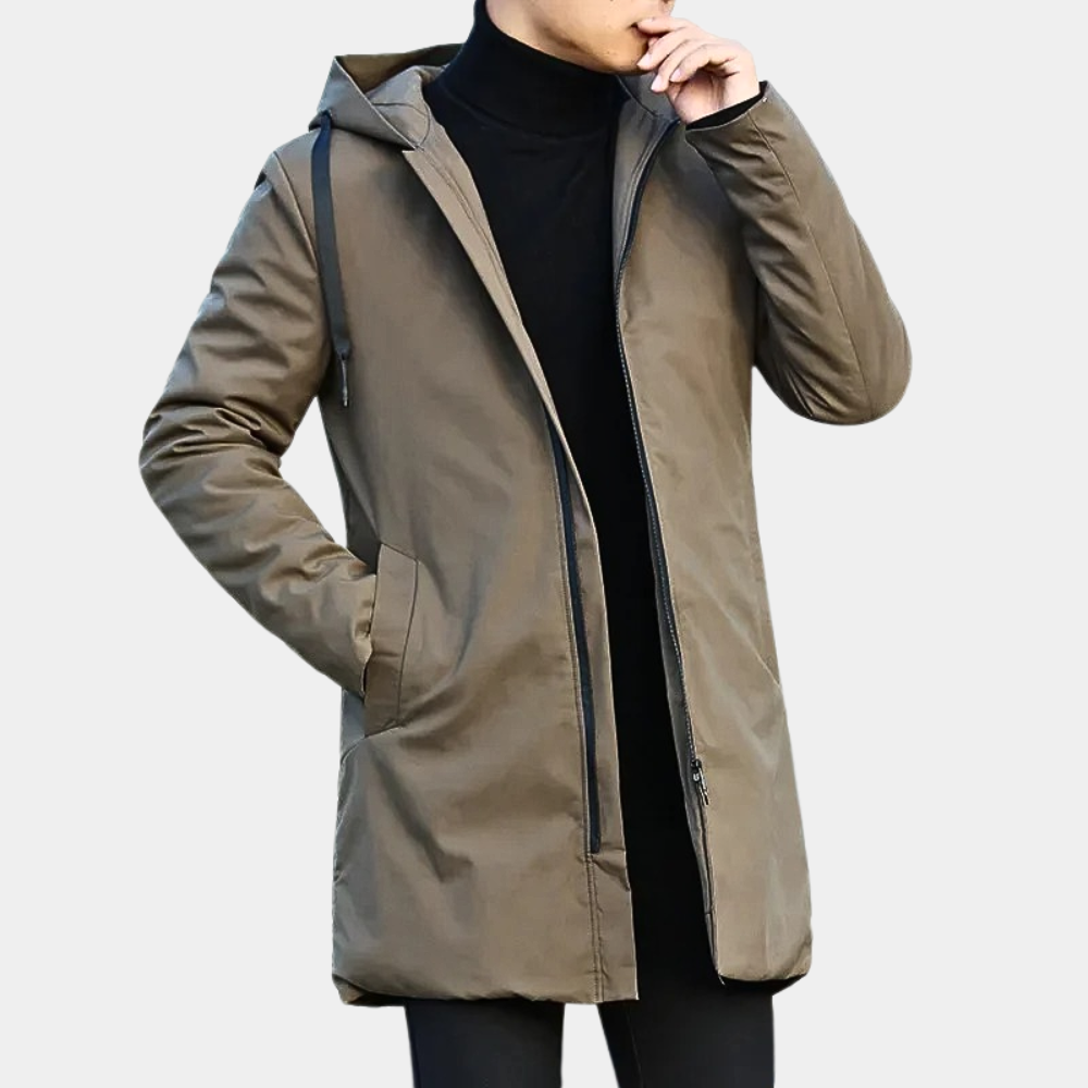 Teddy | Men's Hooded Zip-Up Casual Jacket