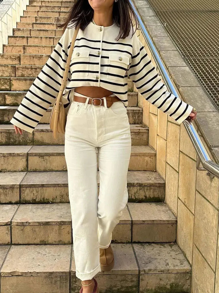Zaida | striped sweater