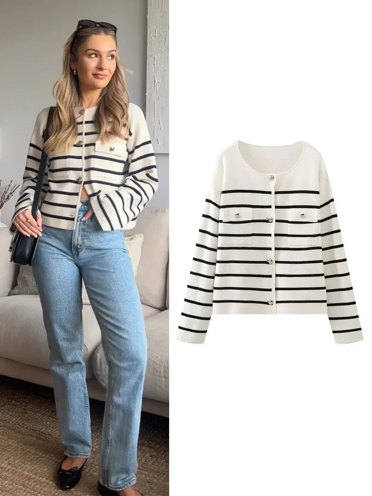 Zaida | striped sweater