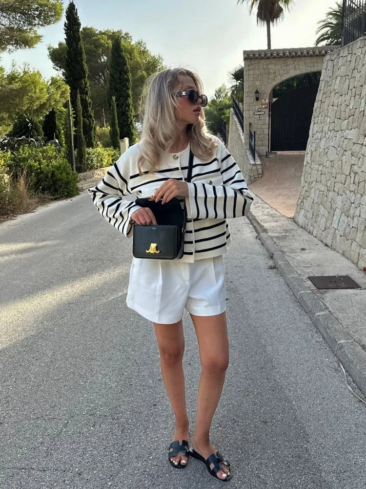 Zaida | striped sweater