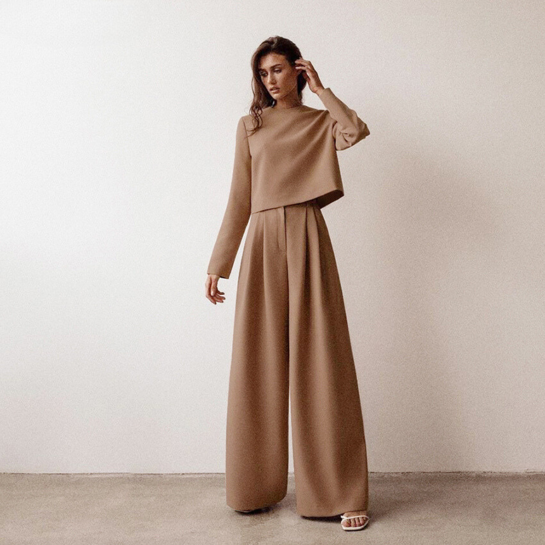 Dalila® | Women's loose long sleeve and pants set