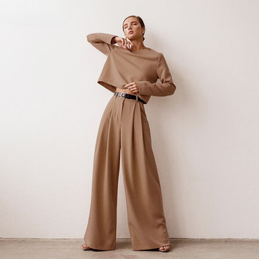 Dalila® | Women's loose long sleeve and pants set
