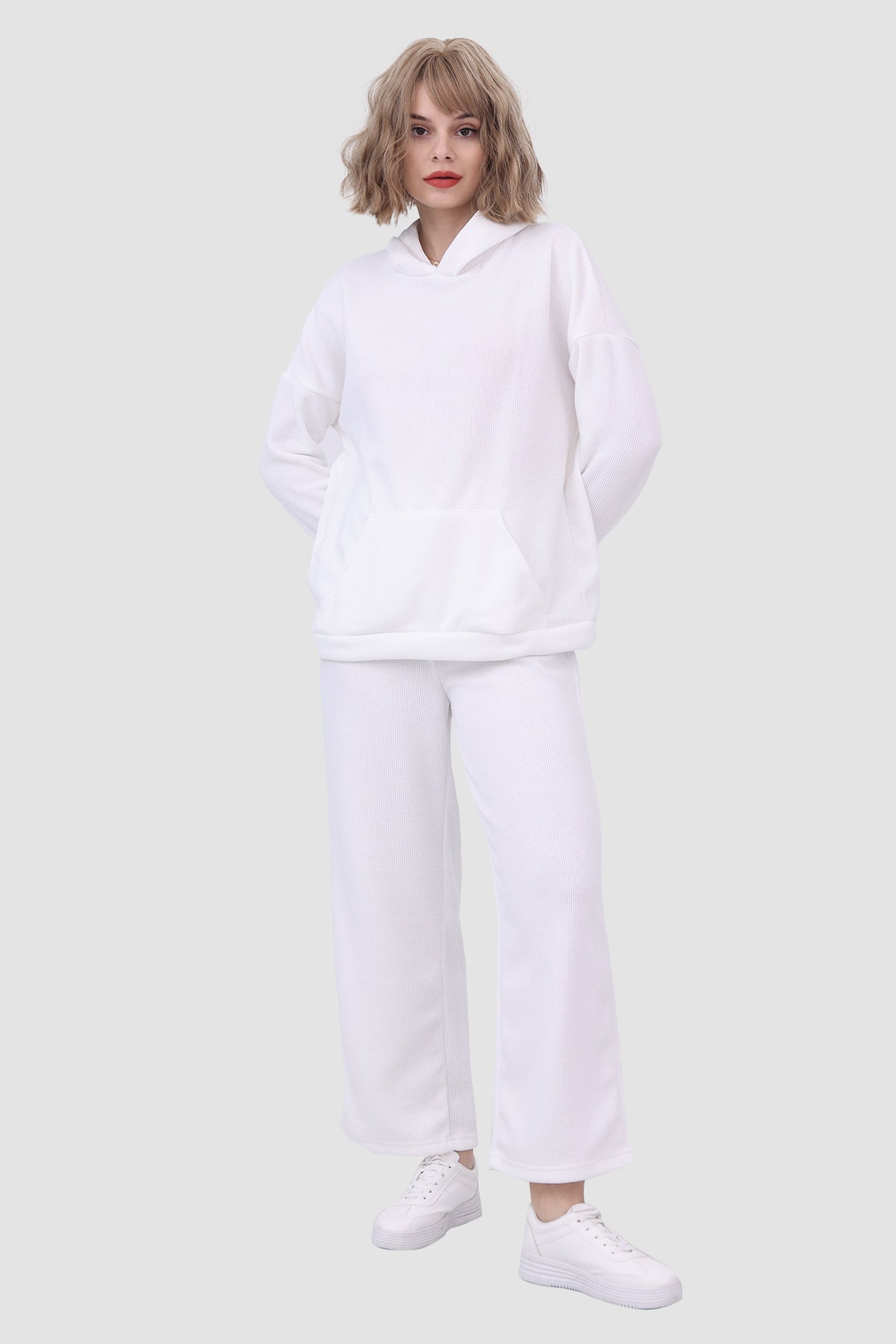 Beatriz | Two-piece plain hoodie