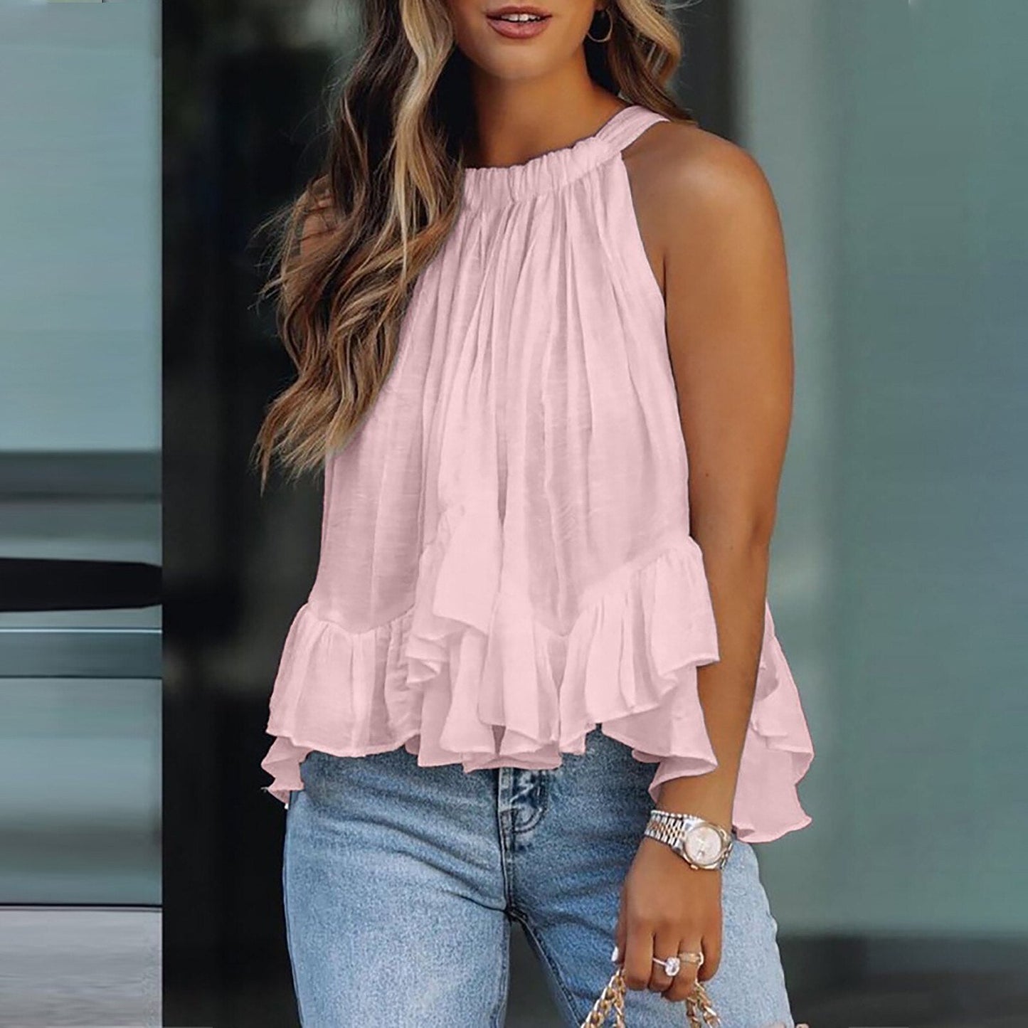 Elvira® | Elegant women's ruffle top