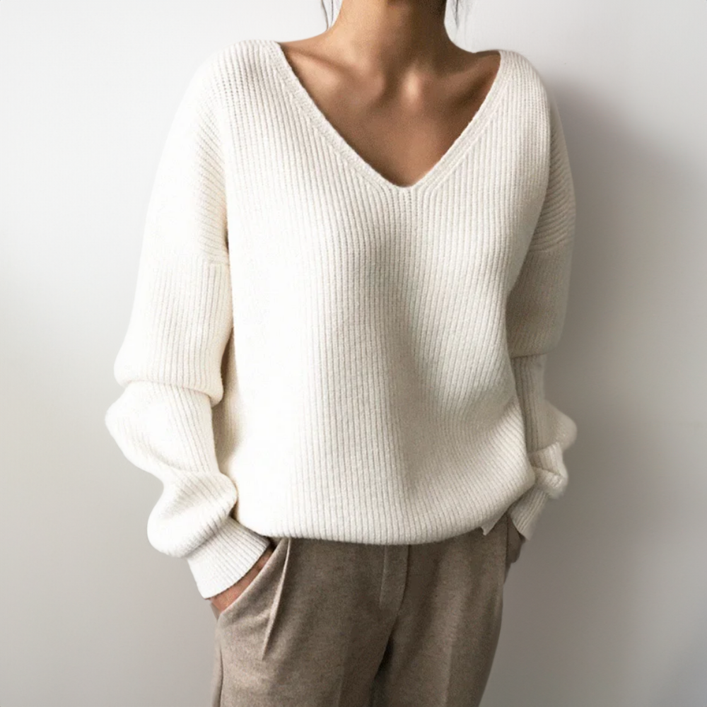 Rocio | Soft layered knit sweater