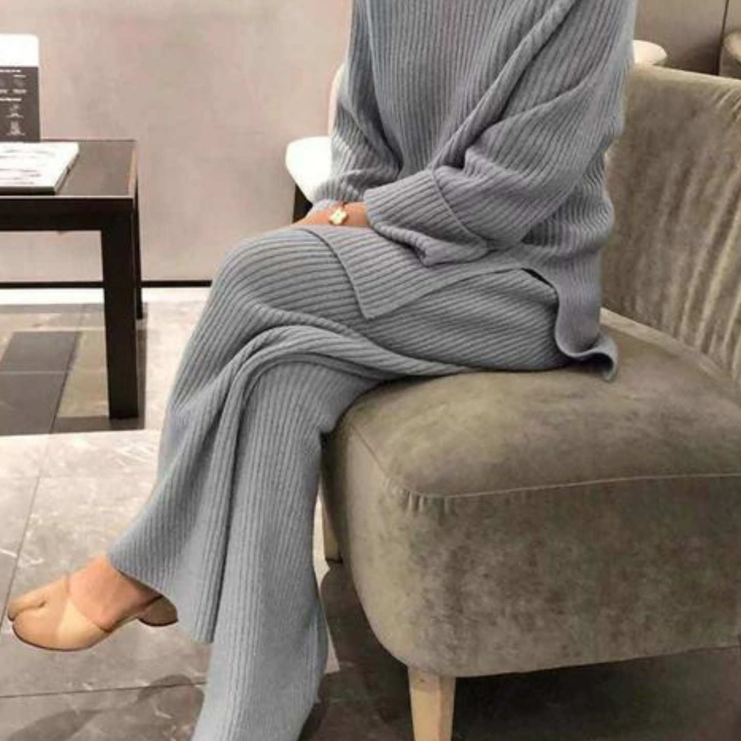 Cristina | Casual set consisting of a knitted sweater and trousers