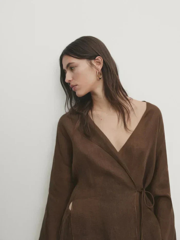 Marita | Linen combination set fall trend 2024