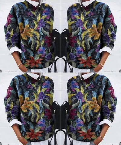 Kimberly | Trendy floral sweater