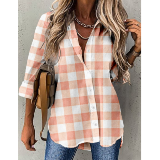 Brunna® | Casual Checked Blouse