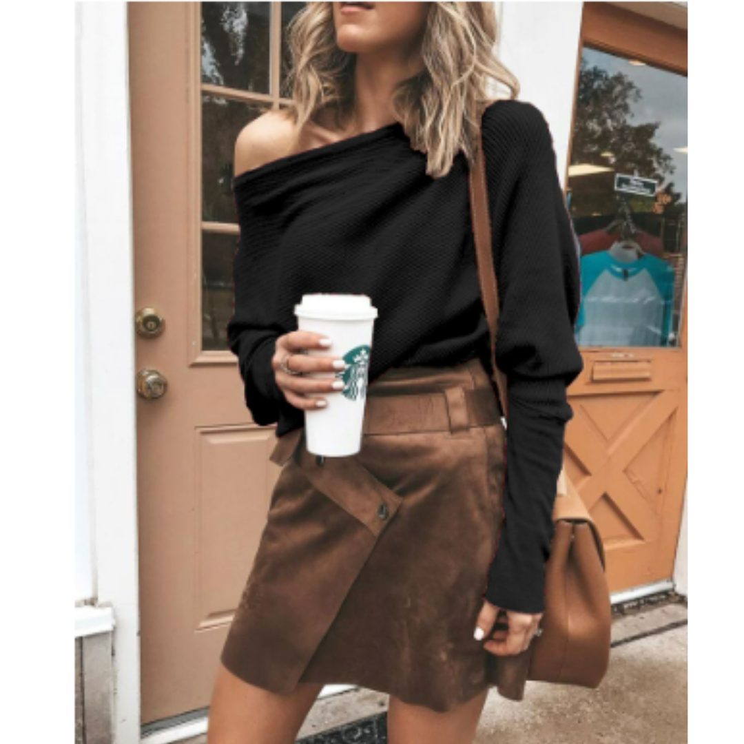 Ida | Off-the-shoulder sweater for women