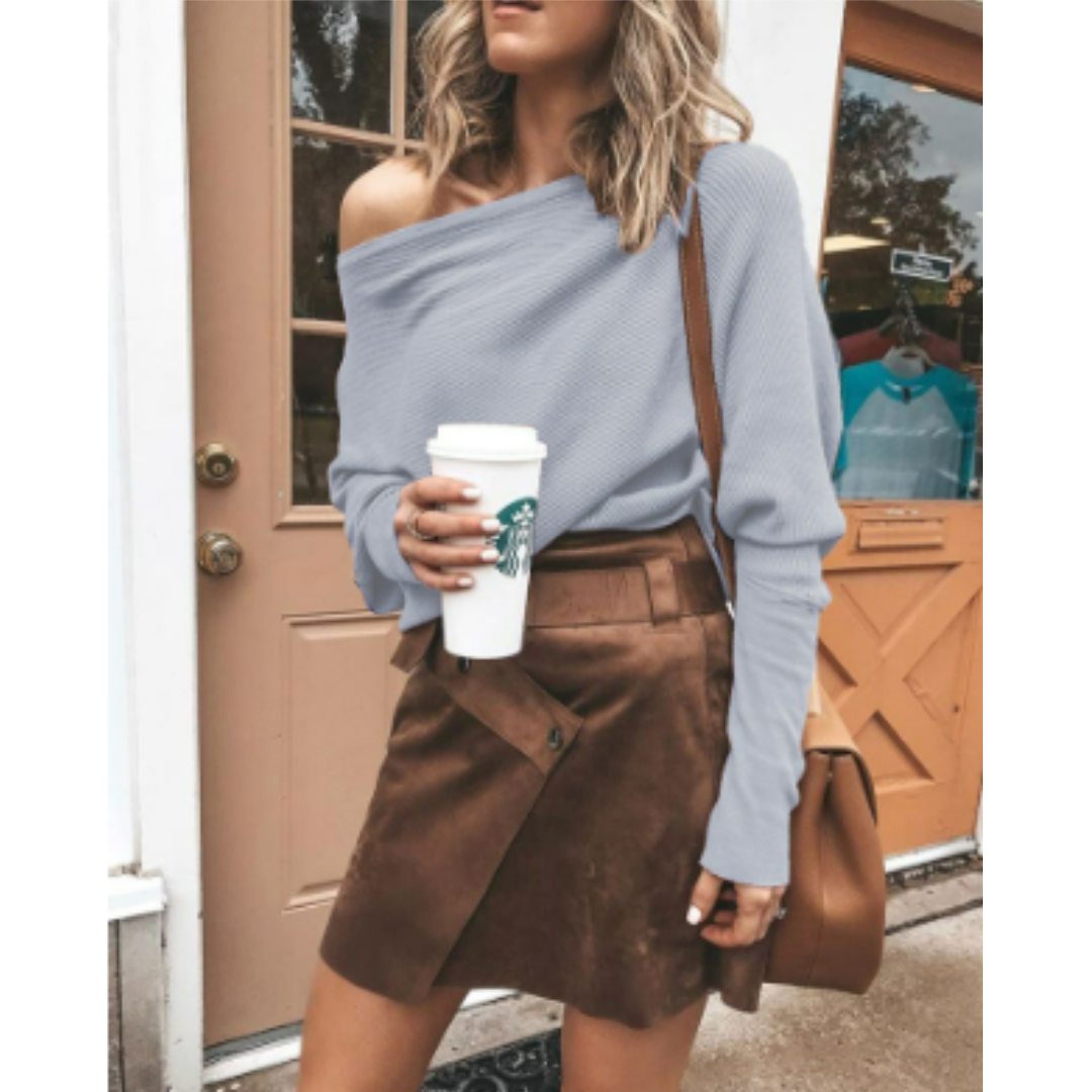 Ida | Off-the-shoulder sweater for women