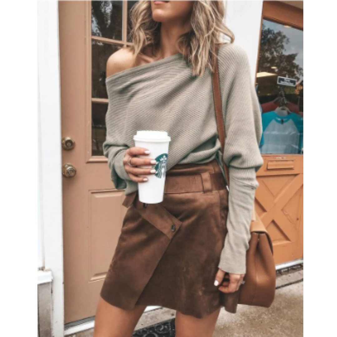 Ida | Off-the-shoulder sweater for women
