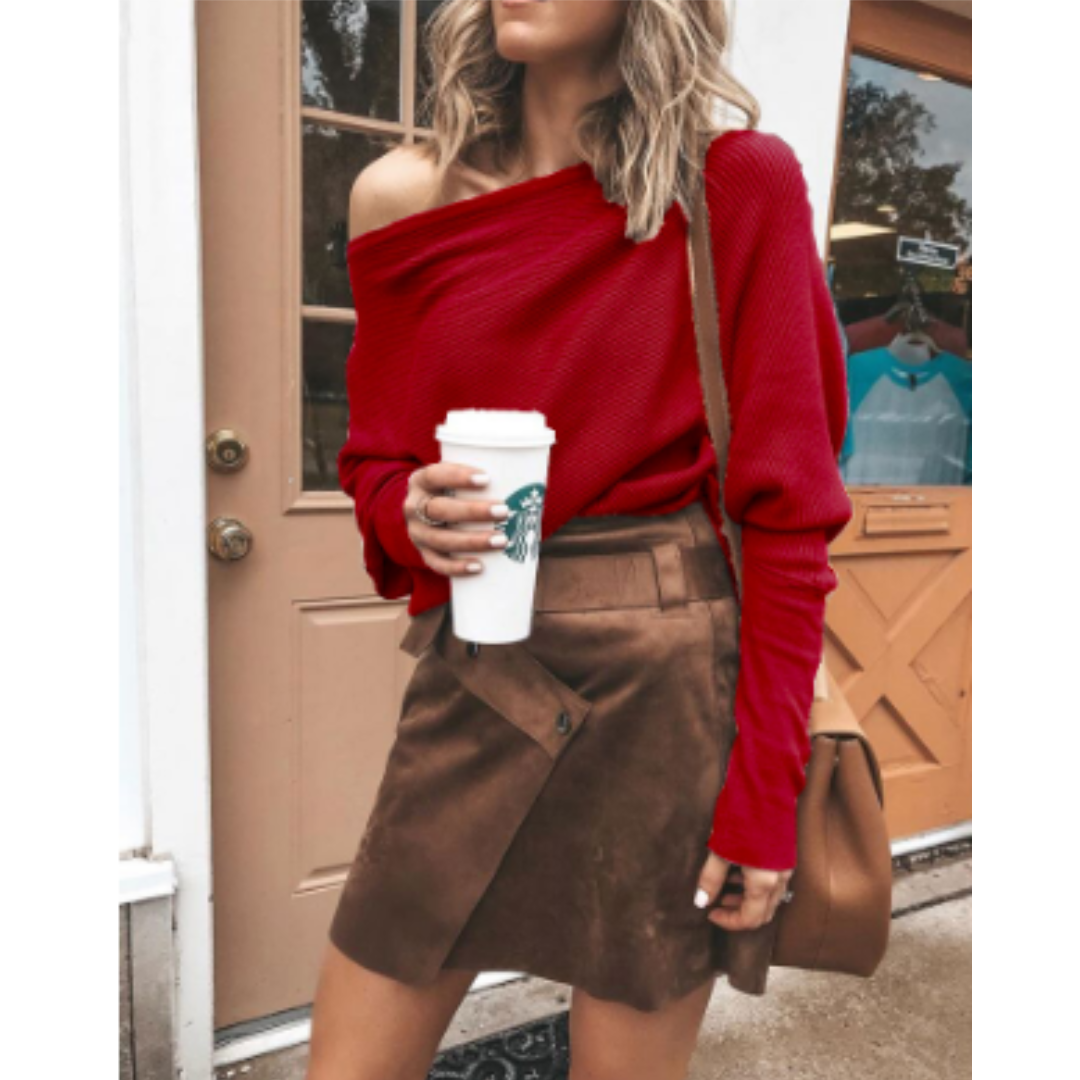 Ida | Off-the-shoulder sweater for women