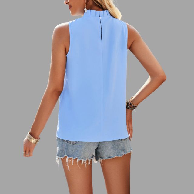 Katharina® | Pleated Blouse With Halter Neck