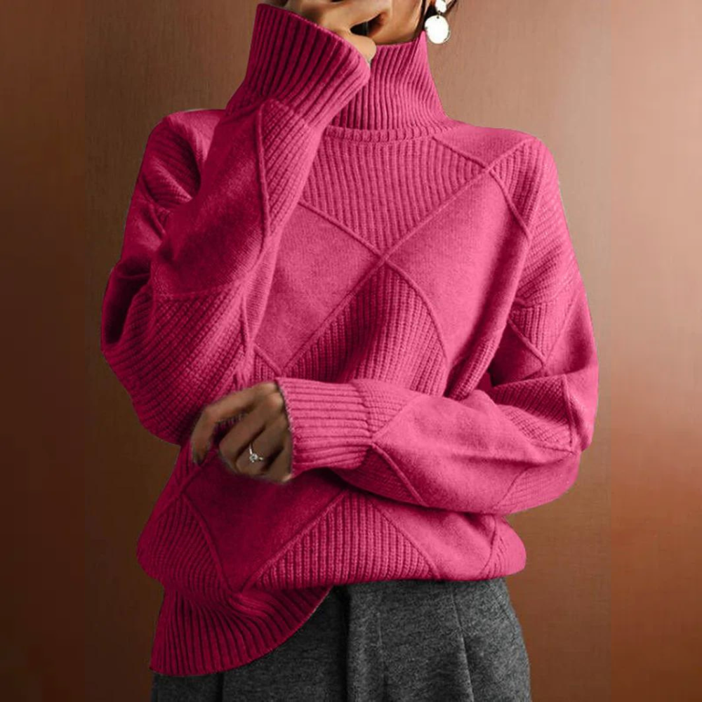 Oriana | Structured turtleneck sweater